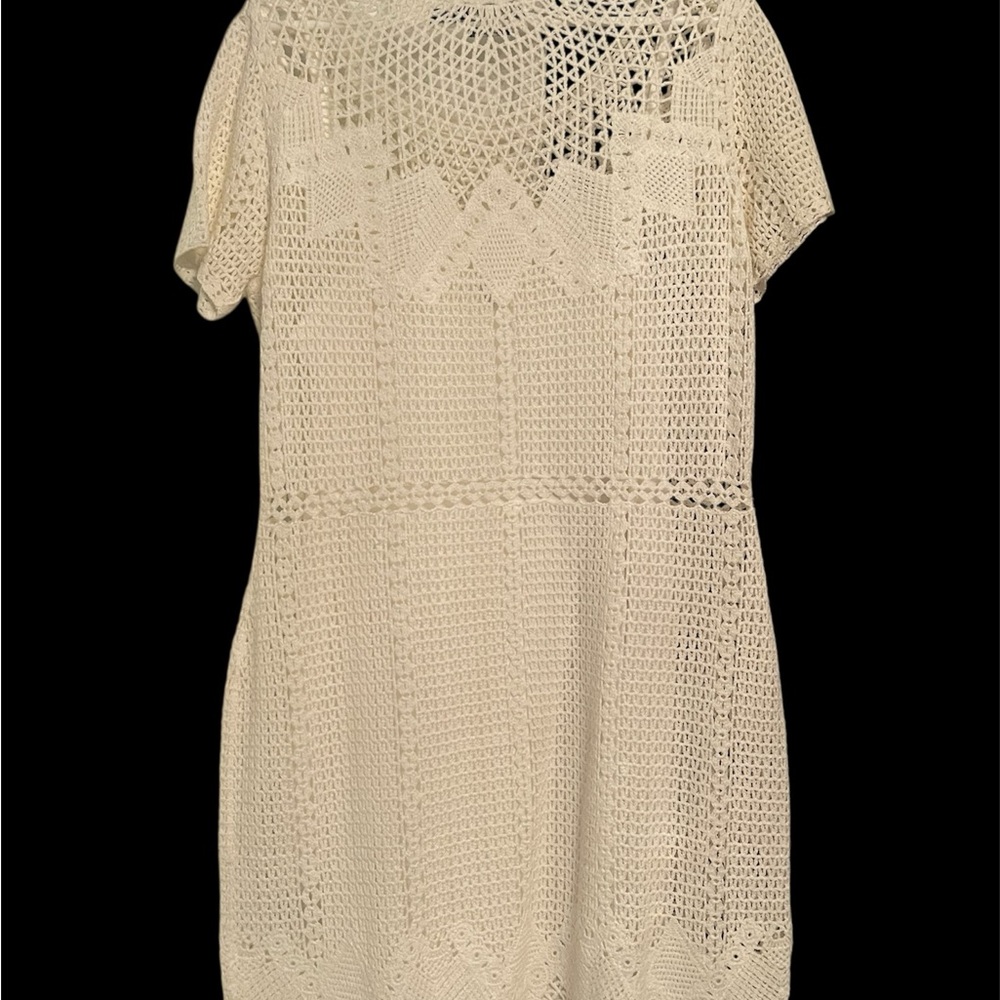 Ralph Lauren White Crochet Dress